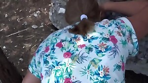 real fuck Blonde mature mom Outdoor BBW ass Web doggy Panties POV cum Public